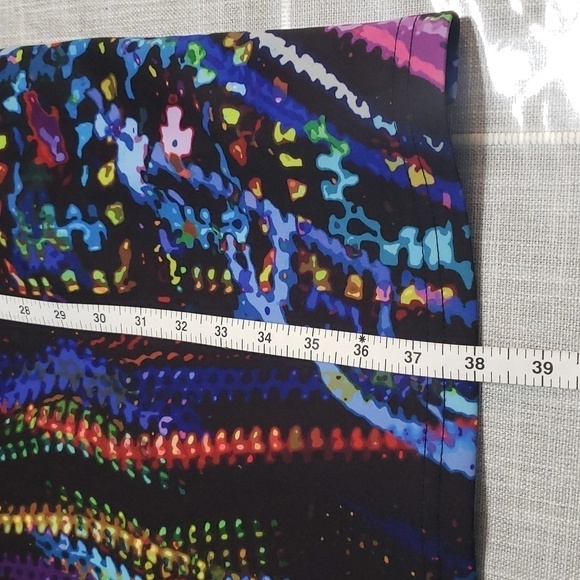 NWT Joseph Ribkoff Print Dress With Mesh 3/4 Sleeves Bright Dress, Size 10 - Picture 17 of 17